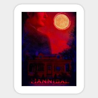 80's horror Hannibal Sticker